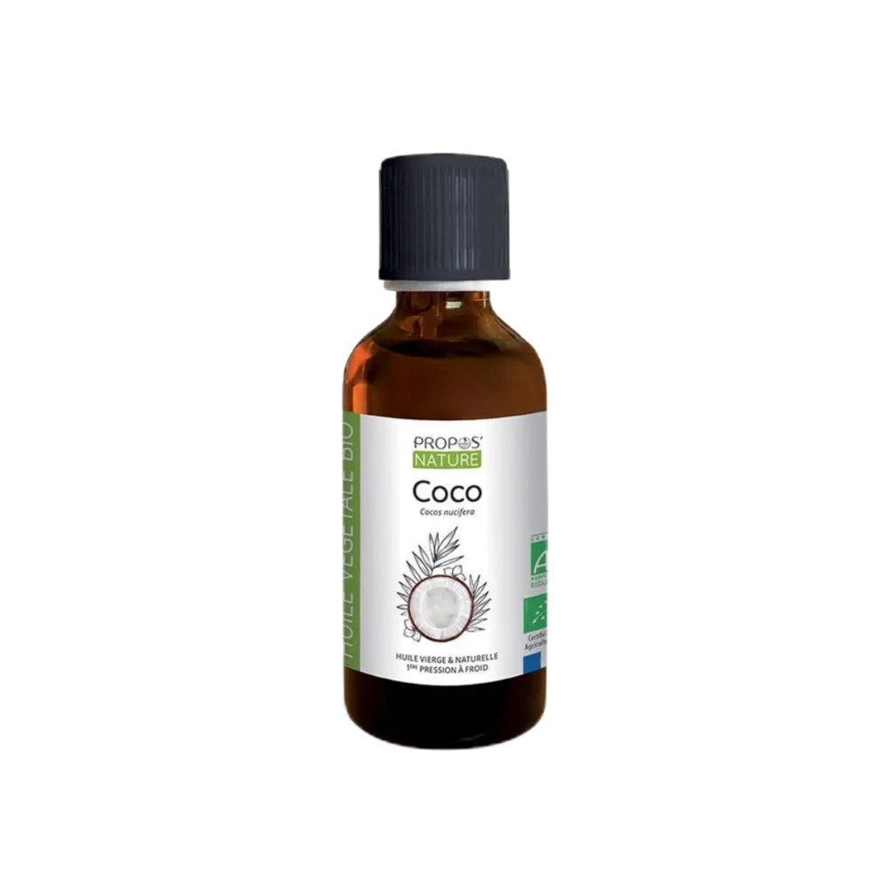 Huile Végétale De Coco Vierge Bio 50Ml
