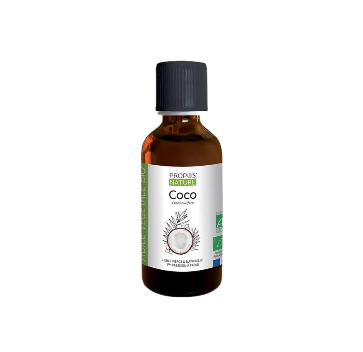 Huile Végétale De Coco Vierge Bio 50Ml